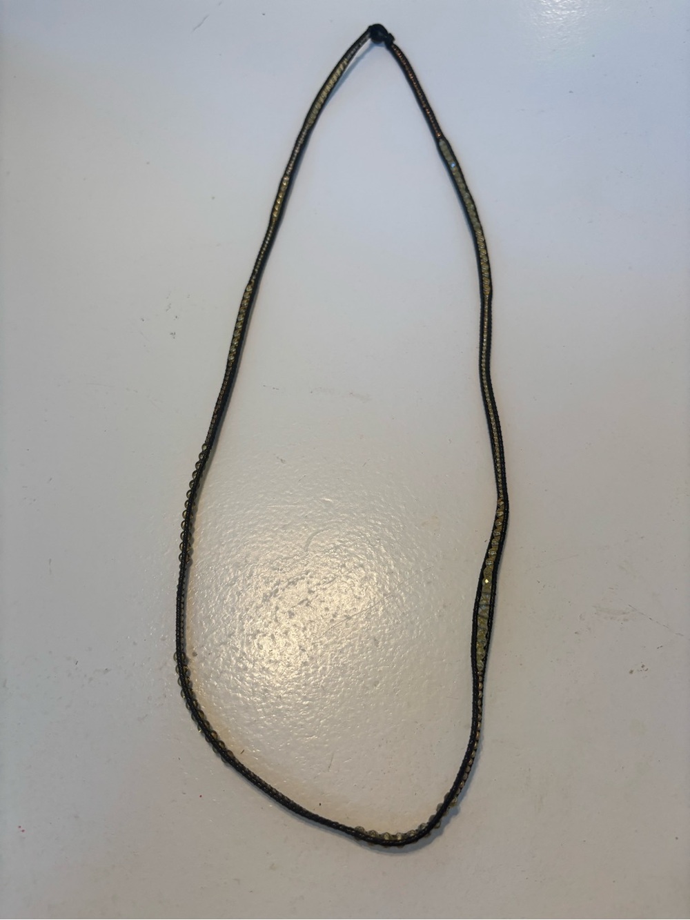 Noonday Collection Black and Gold Braided Necklace